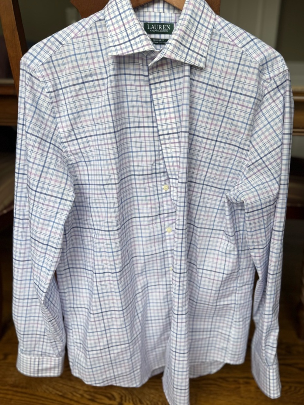 Lauren Ralph Lauren Regular Fit Supima Cotton Dress Shirt Sz. L
34/35 Neck 16